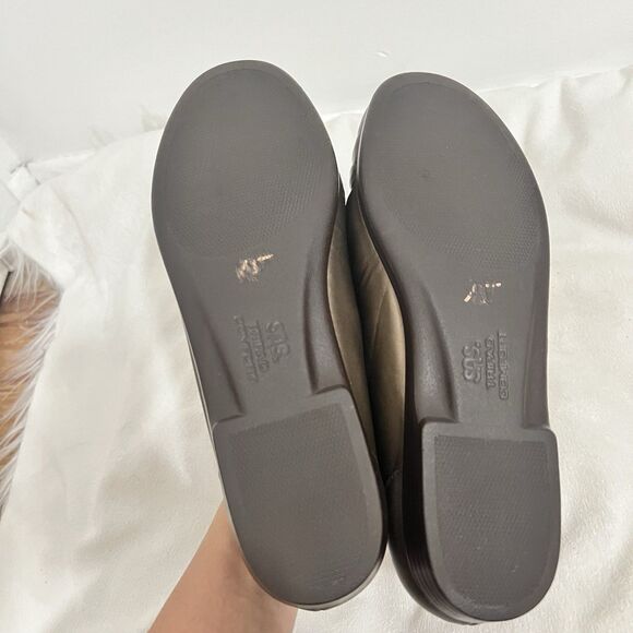 SAS Metro Leather Horsebit Flats Loafer Womens 10M Bronze Tripad Comfort Career - Picture 6 of 8